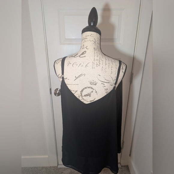 Torrid Elegant Black Women's Sheer Tank Top Size 3X NWT - Picture 2 of 11